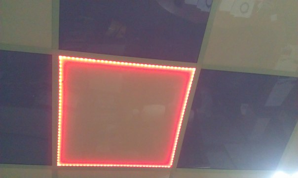 Подсветка натяжного потолка